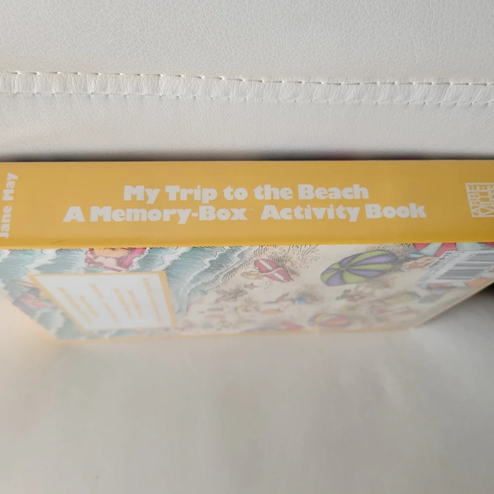 My Trip To The Beach ~ A Memory-Box Activity Book Set  ~ 1987 ~ FINAL PRICE!